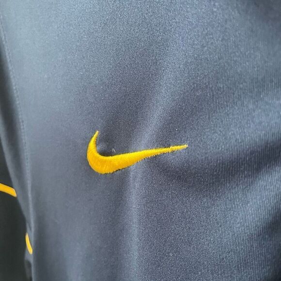Nike Jumpman Dri Fit University of Michigan Polo Golf Shirt Blue S - Picture 4 of 8